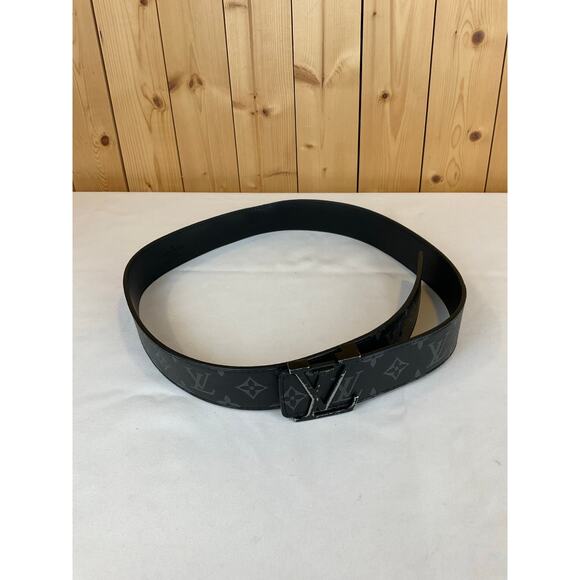 Pre-Owned Louis Vuitton Belt Black- Size 46